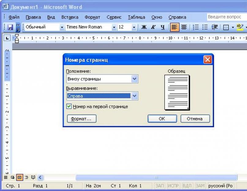 Как пронумеровать страницы в Microsoft Word. Как поставить номера страниц в Word